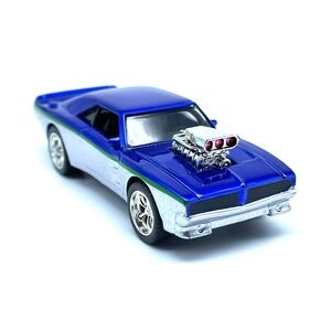 1 Badd Ride‎ 1969 '69 Dodge Charger Car Blue & Silver Diecast 1/64 Scale Loose